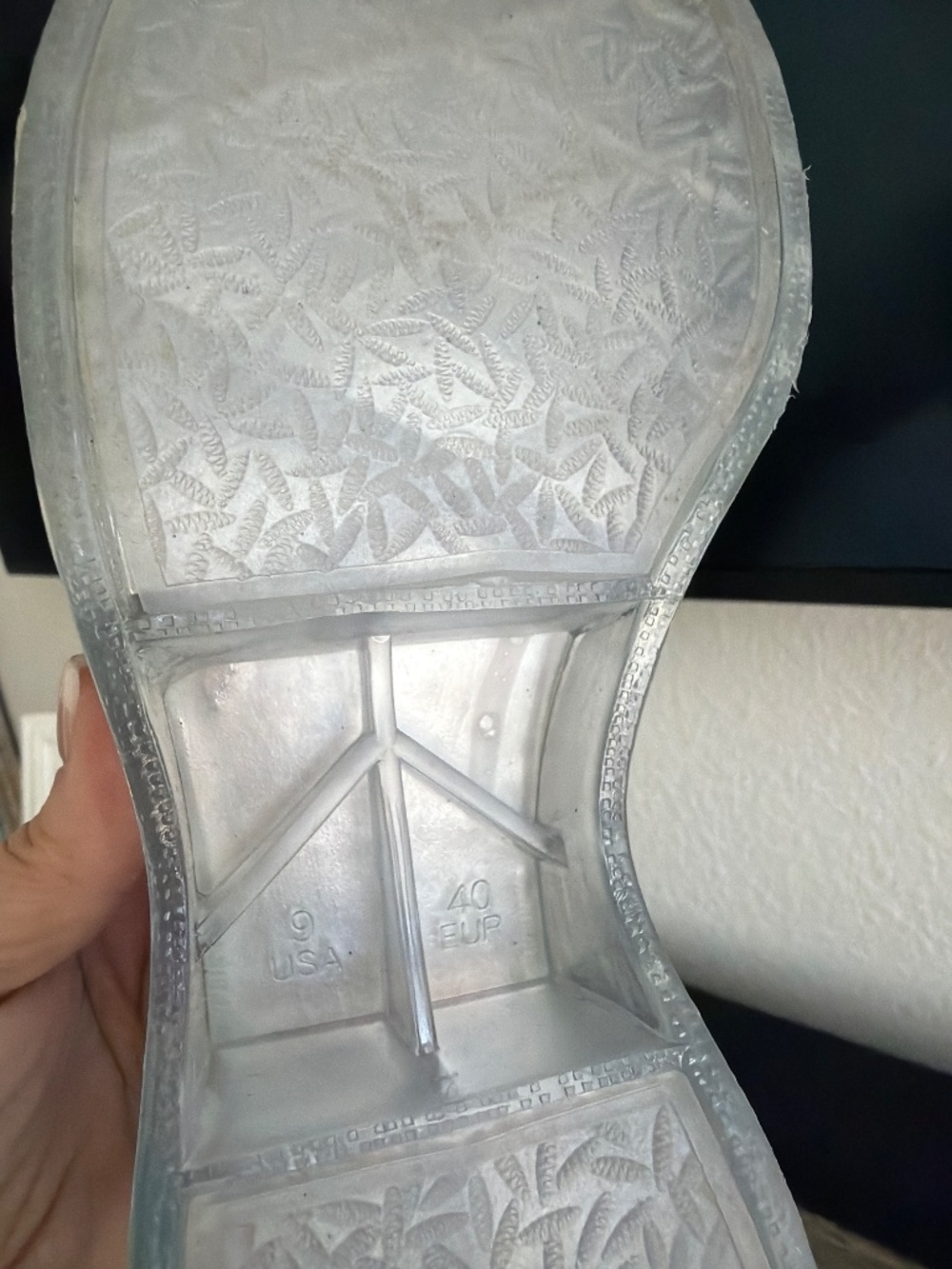 Jeffrey Campbell clear slides size 9 - Picture 8 of 9